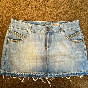 Chip & Pepper Denim Mini Skirt
